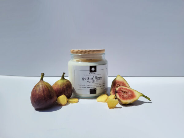 FRESH & CLEAN 3 Gettin Figgy with It Candle – Sweet and Sophisticated Holiday Scent