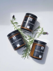 lovely lavender essential oil soy wax candle