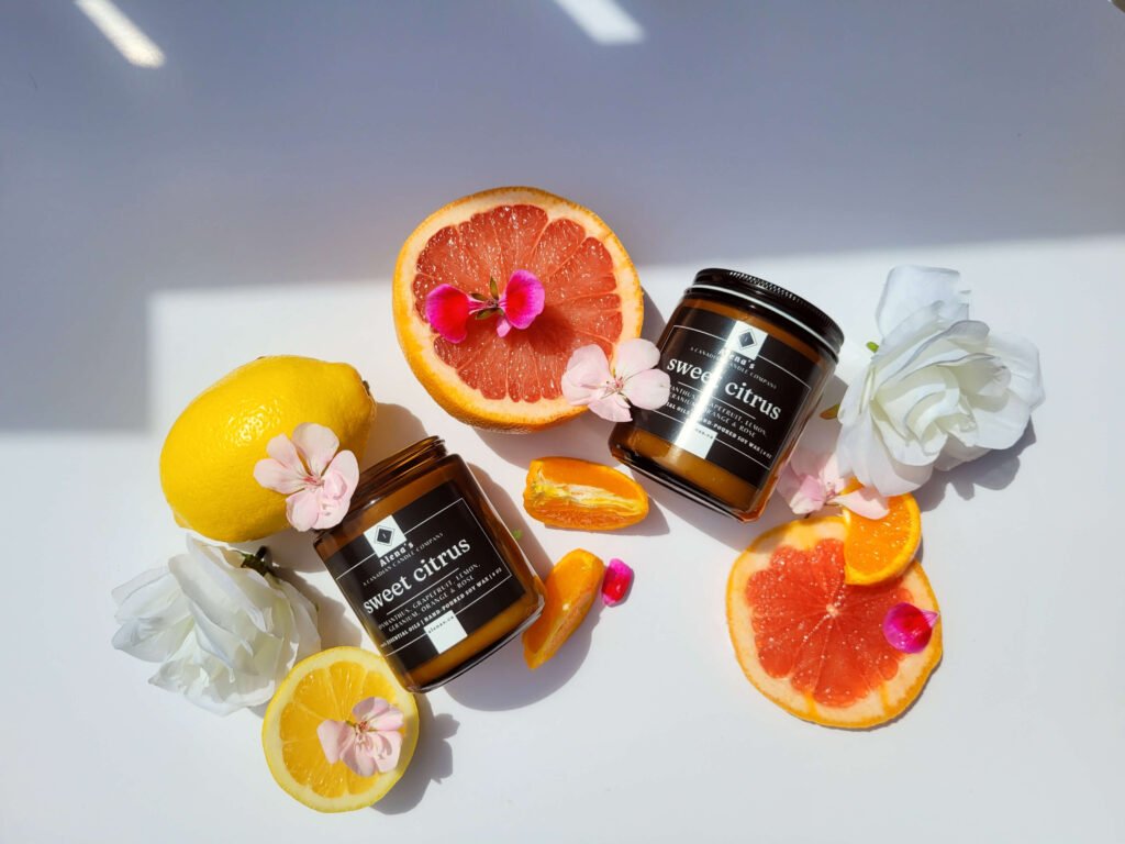 Essential Oils Candle Sweet Citrus