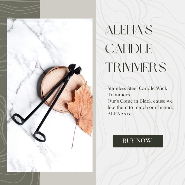 Why is A Wick Trimmer Important? 5 Alena's Trimmers are perfect addition to your candle. Stainless steel, cuts your cotton & wooden wicks, 7 inches h x 2 inches diameter. Looks glam beside any decor.