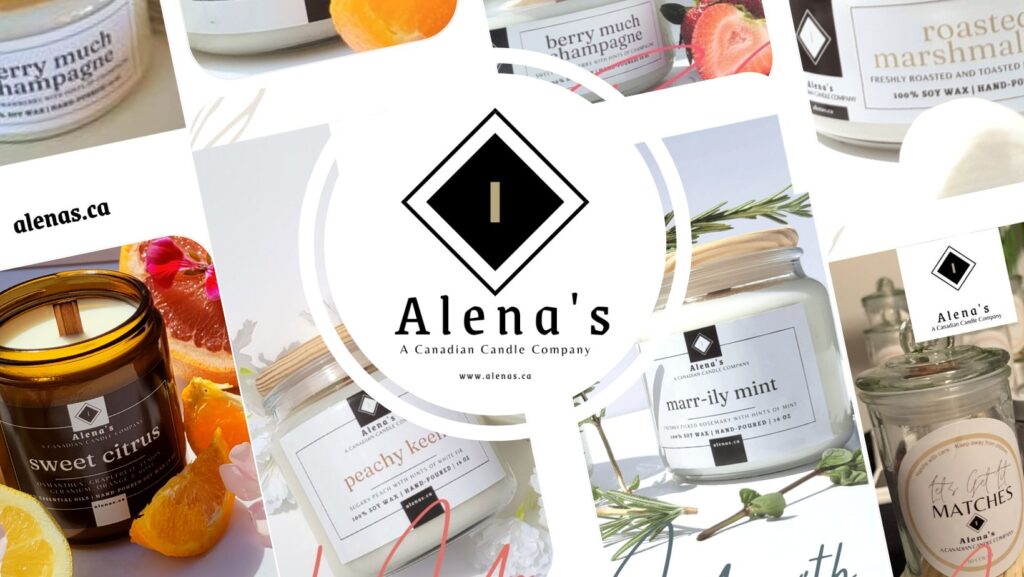 Alena's Candle Safety Tips 2 alena's candle company100% soy wax candle vignette