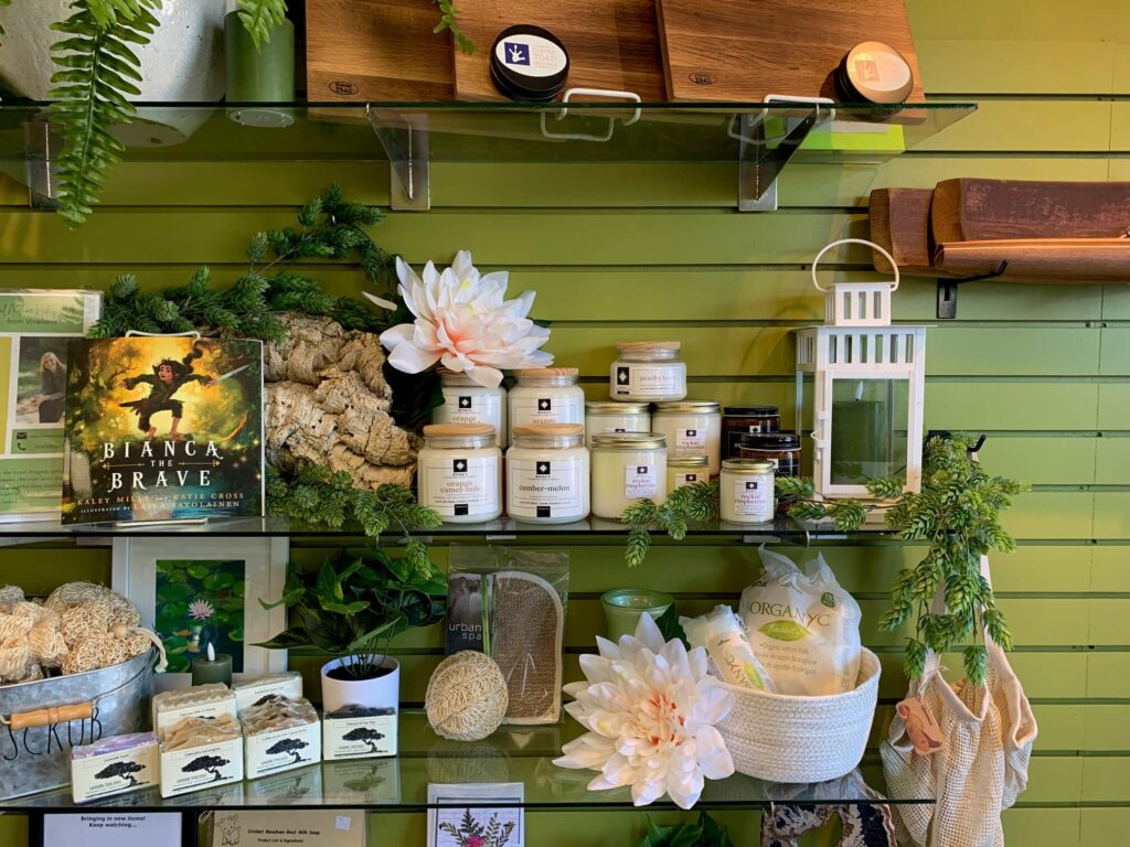 ALena's soy wax wooden wick candles featured at Cloudberry.