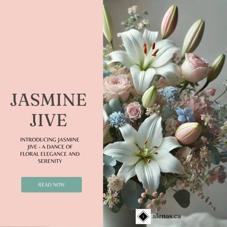 Jasmin Jive Soy wax Wooden Wick candle journey....Here is the floral bouquet image capturing a balanced and harmonious blend of delicate flowers. It evokes the feeling of a gentle summer breeze, just as you envisioned!