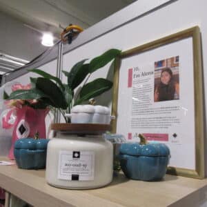 Woudsy Large Candle with with Alena's pumpkins