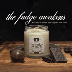 Alena’s Fudge Awakens Chocolate Soy Wax Candle – Wooden Wick