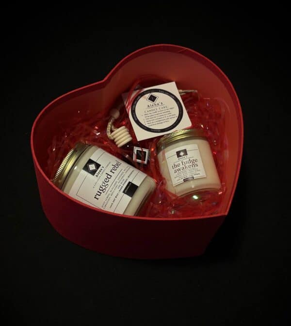 For Him Valentine’s Day Candle Set